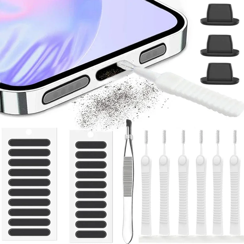 Dust Removal Sticker - 유니버설 모바일 폰 스피커 먼지망 스티커