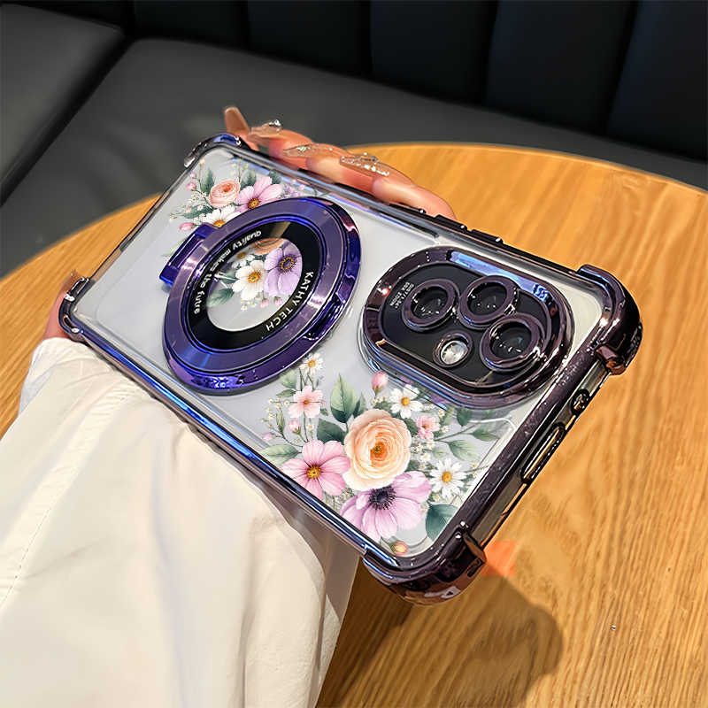 핑크색 작은 꽃무늬 휴대폰 케이스, OPPO Reno  - Oppo Reno 12 리뷰 및 가격